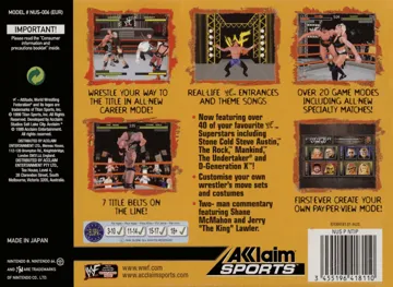 WWF Attitude (Germany) box cover back